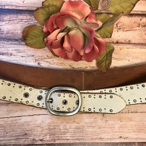 Fossil Distressed Leather Belt Medium